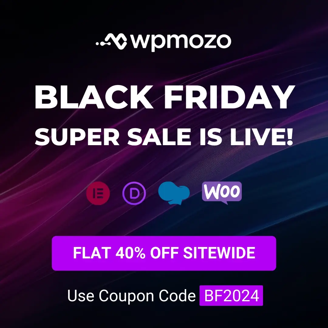 WPMozo Black Friday Super Sale