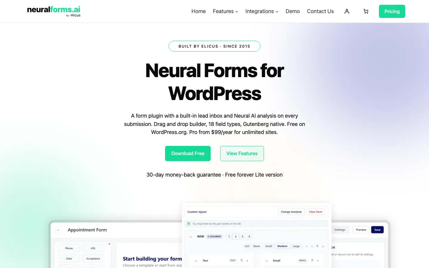 Neural Forms website