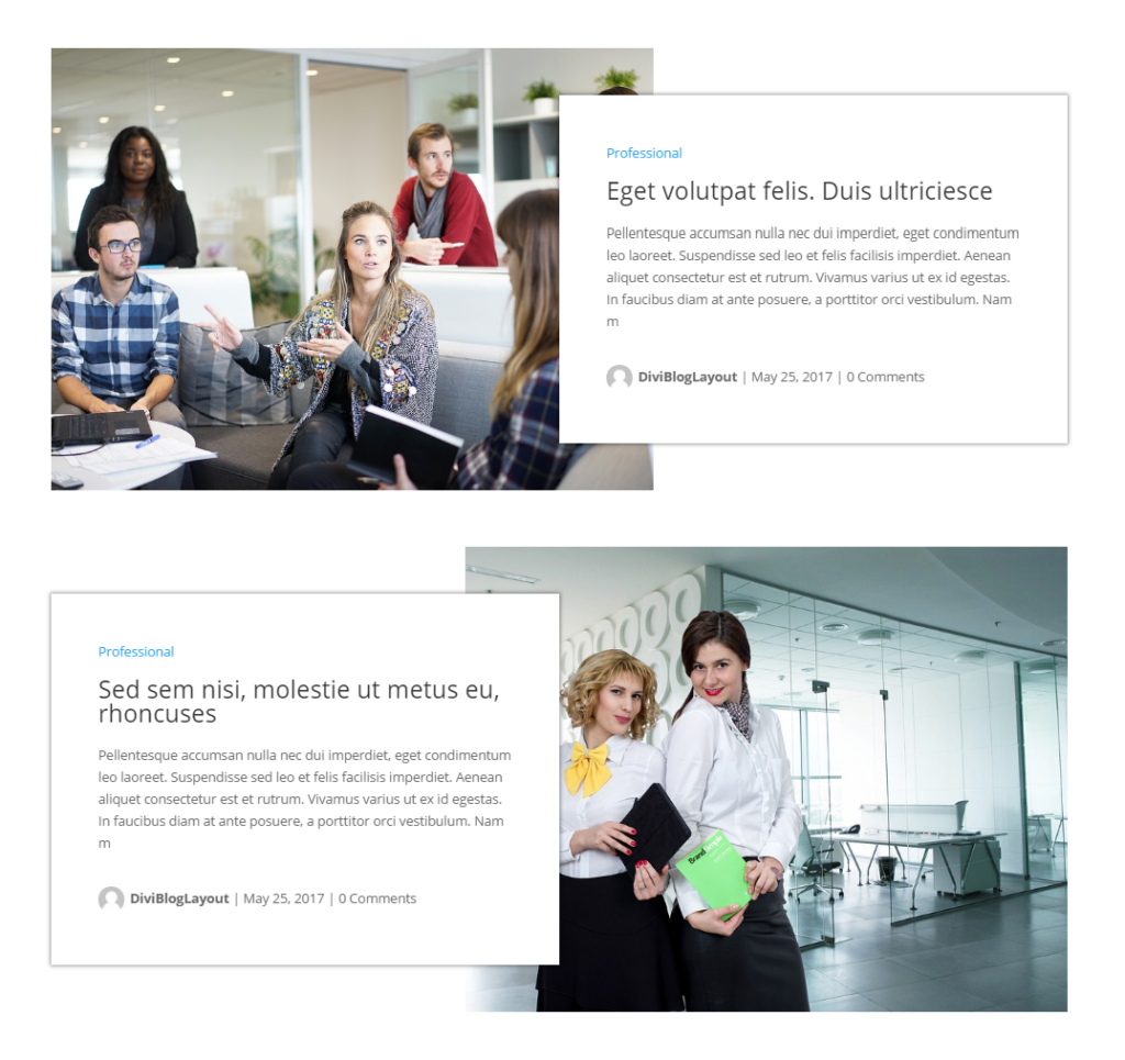 Divi Category Layout for Professional Blog – Making Web Beautiful